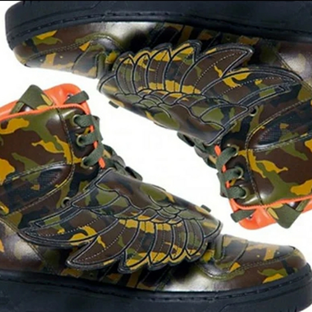 Adidas Jeremy Scott JS Camo Wings Sneakers NWOT - Picture 3 of 14